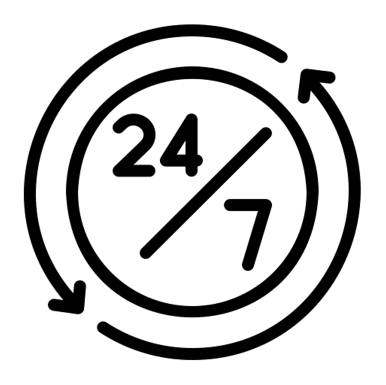 24/7 Support icon